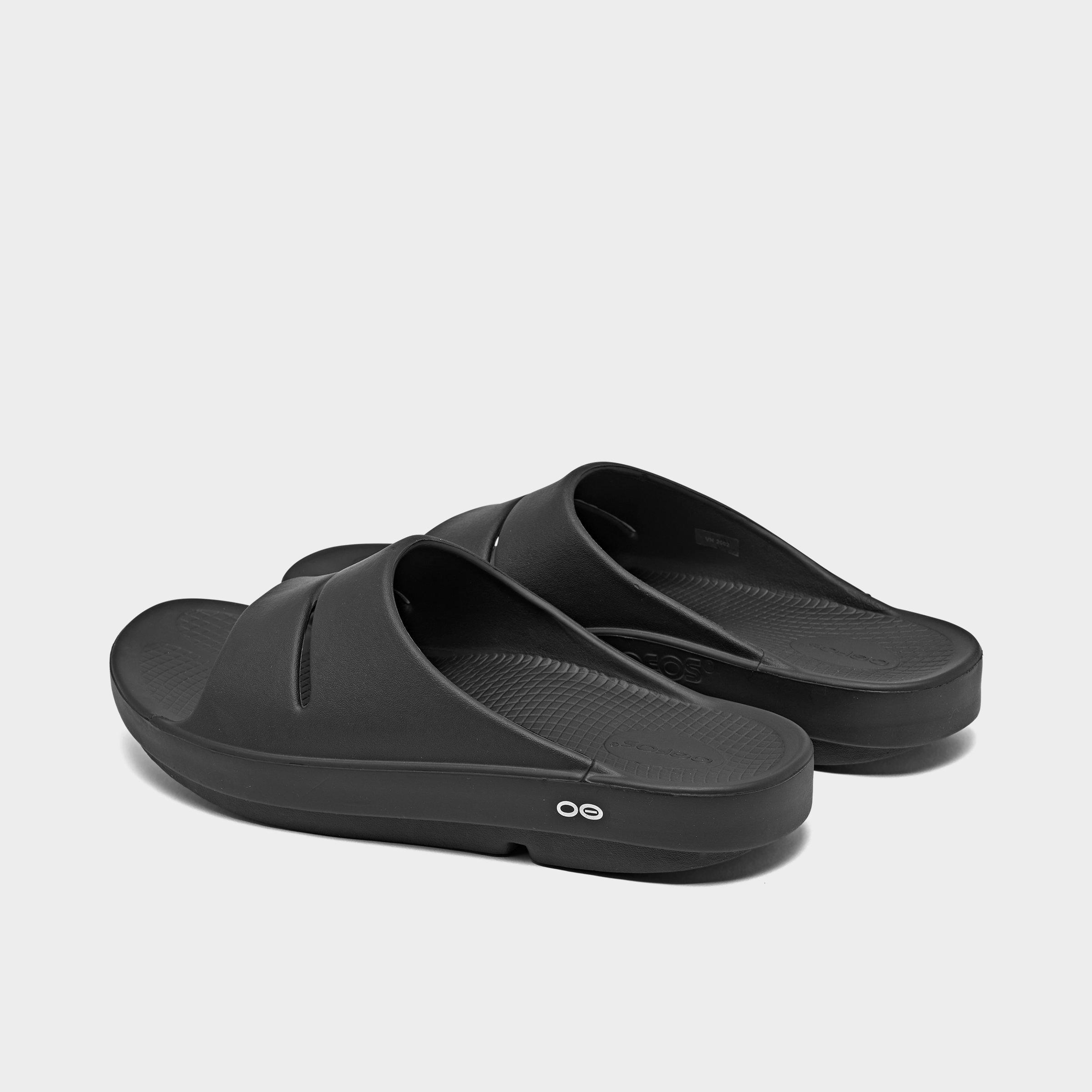 oofos men's slide sandals