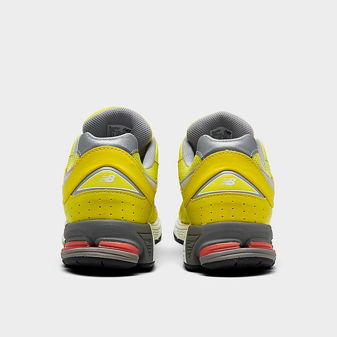 Left view of Men's New Balance 2002R Casual Shoes in Sulfur Yellow/Silver Metallic Click to zoom