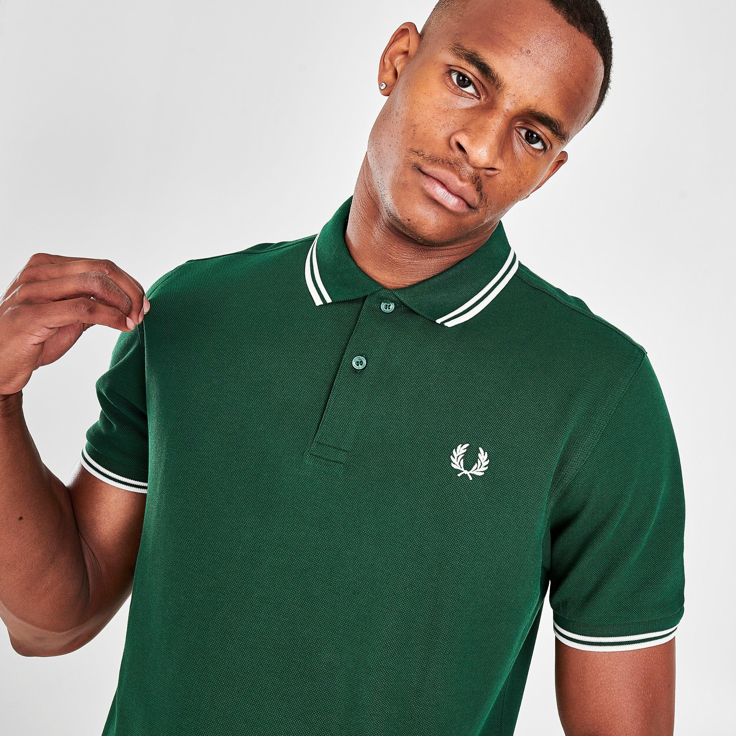 fred perry twin tipped t shirt green