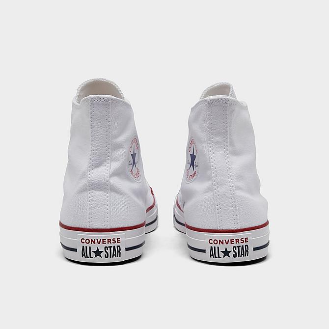 Left view of Converse Chuck Taylor All Star High Top Casual Shoes in Optical White Click to zoom