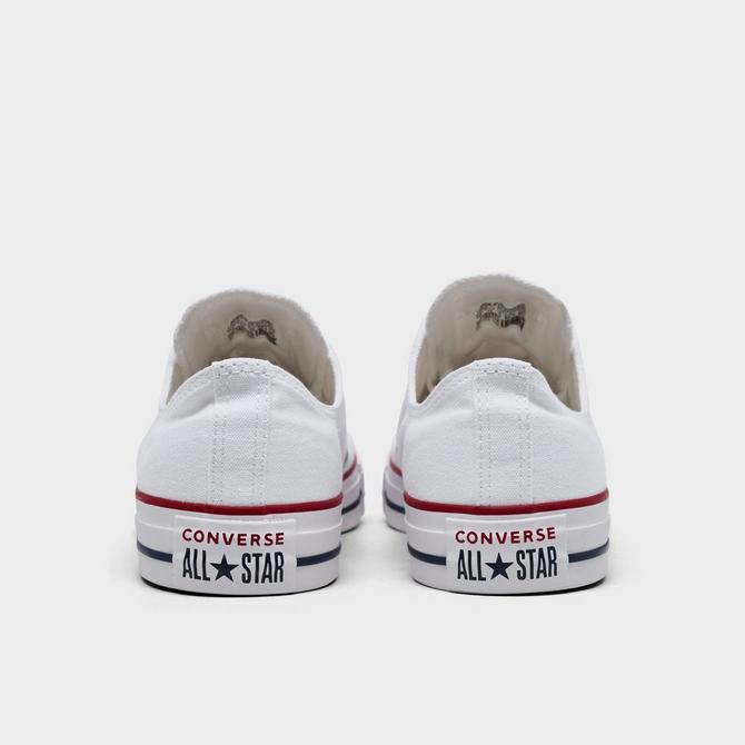 White converse clearance low tops mens