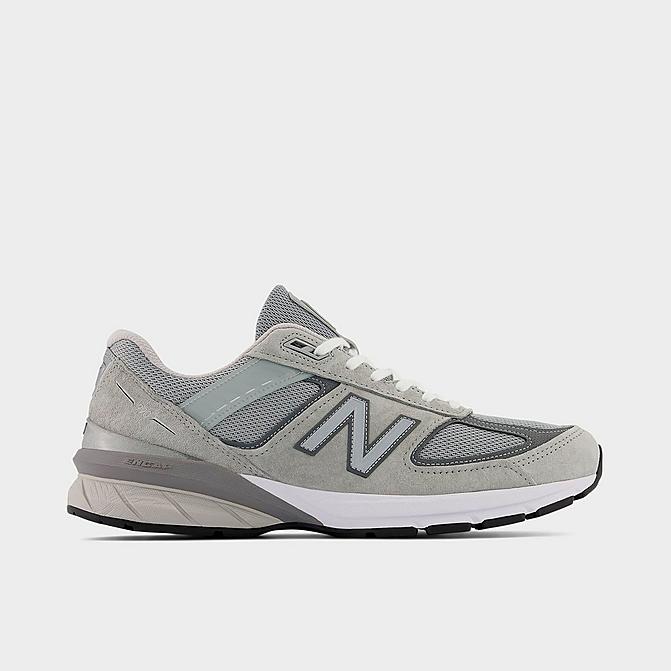 Right view of Men's New Balance 990v5 Casual Shoes in Grey/Castlerock Click to zoom