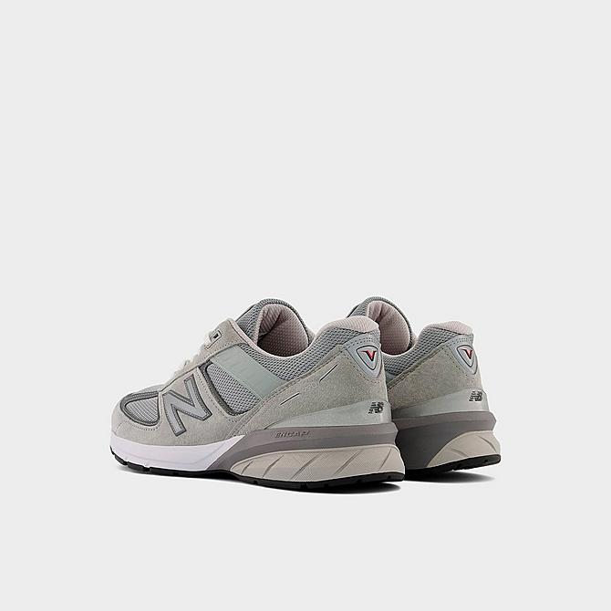 Left view of Men's New Balance 990v5 Casual Shoes in Grey/Castlerock Click to zoom