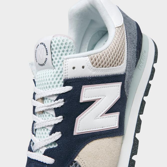 New balance 574 nb blue beige men unisex casual lifestyle shoes