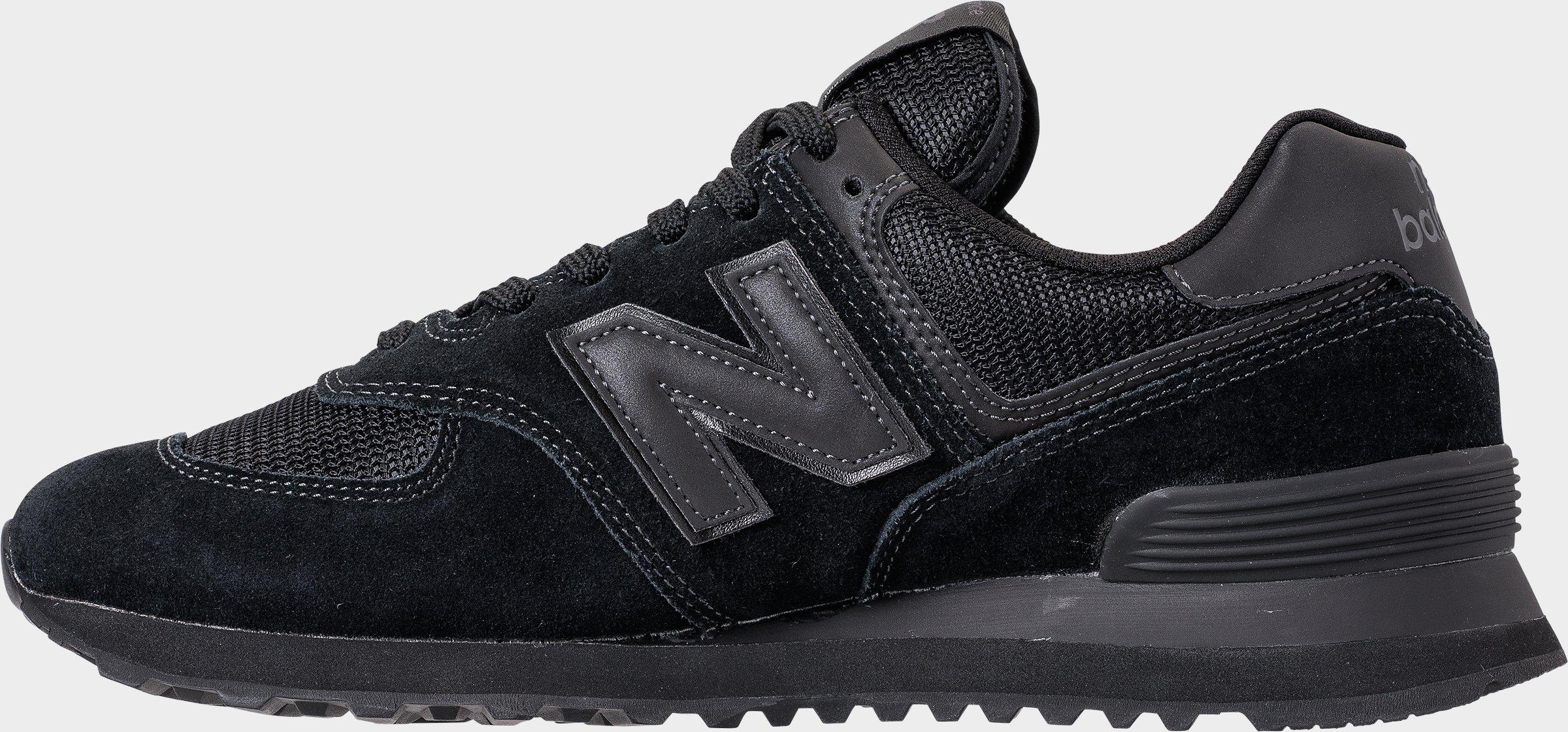 new balance 574 mens all black