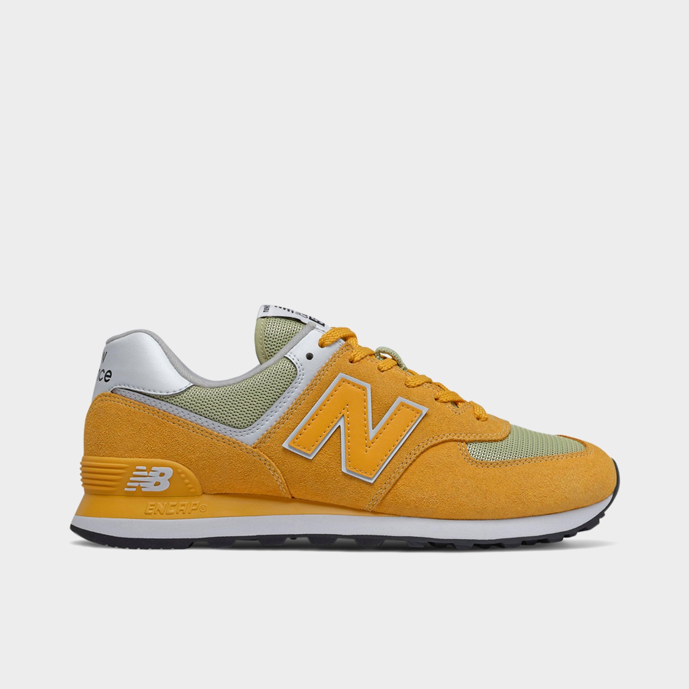 mens new balance 574 leather casual shoes