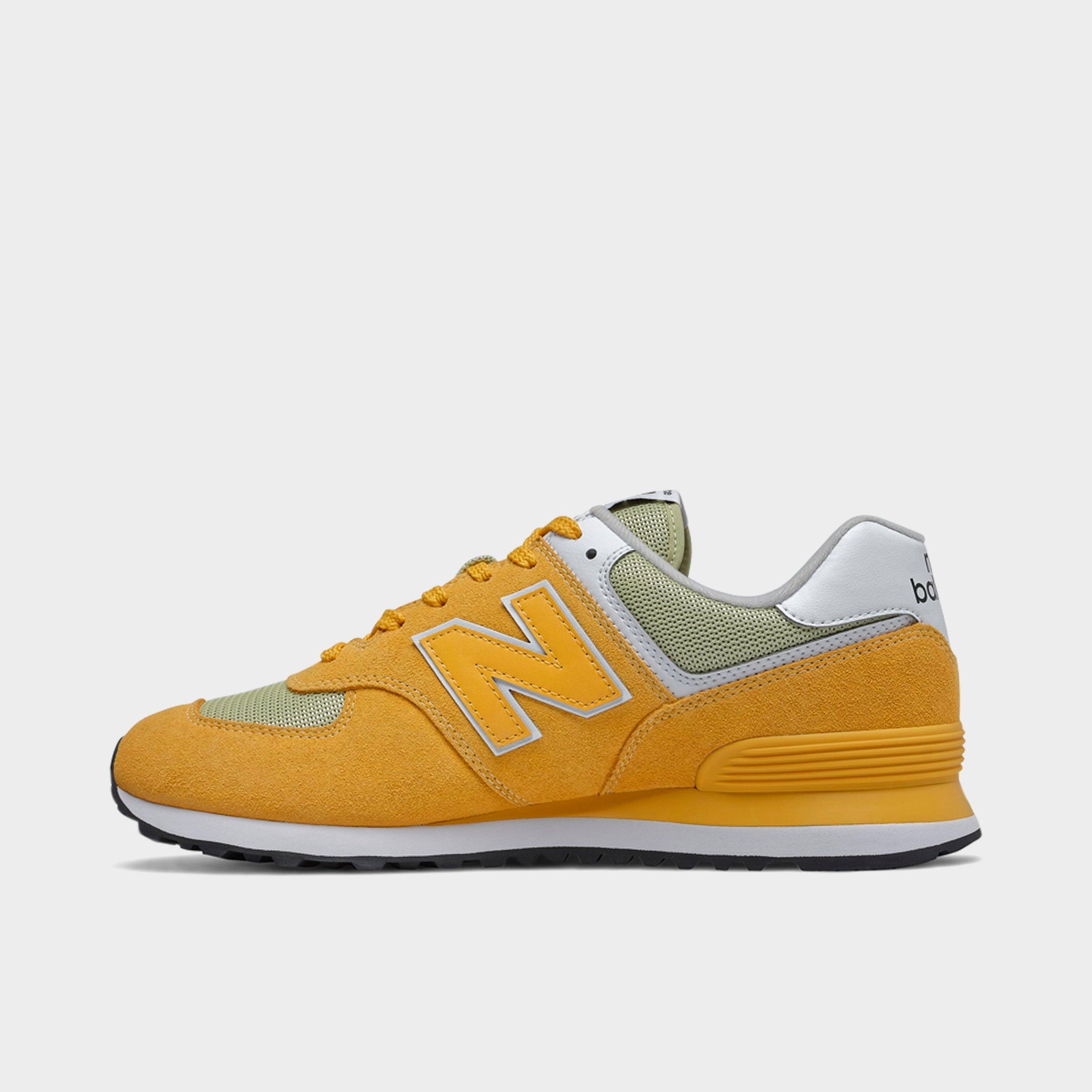 mens new balance 574 leather casual shoes