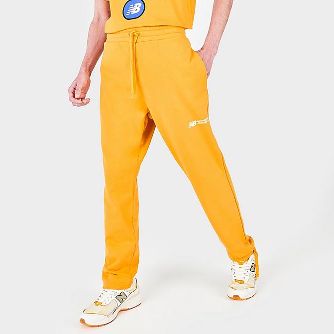 Front view of Men's New Balance Conversations Amongst Us Sweatpants in Aspen Click to zoom
