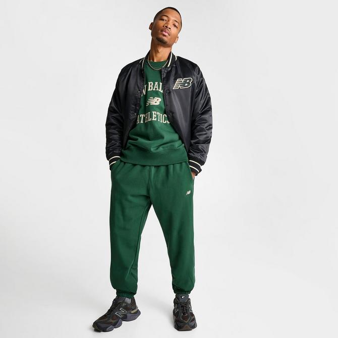 Shop New Balance 90s Athletic Sweatpants MP31503-NWG green