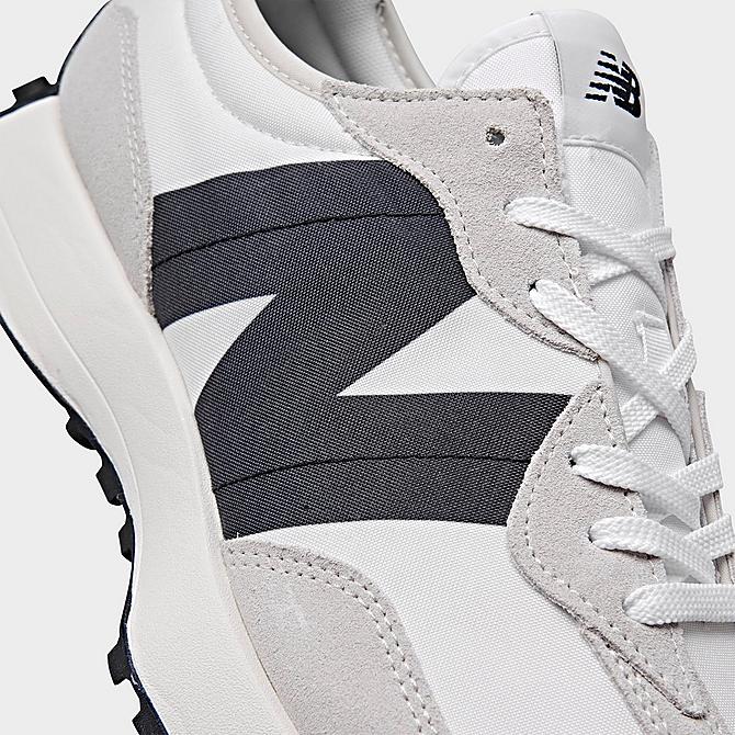 Front view of New Balance 327 Casual Shoes in Sea Salt/Black Click to zoom