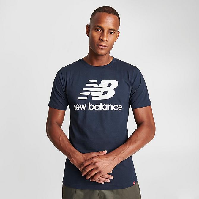 Men's New Balance Essentials Stacked Logo T-Shirt | Finish Line