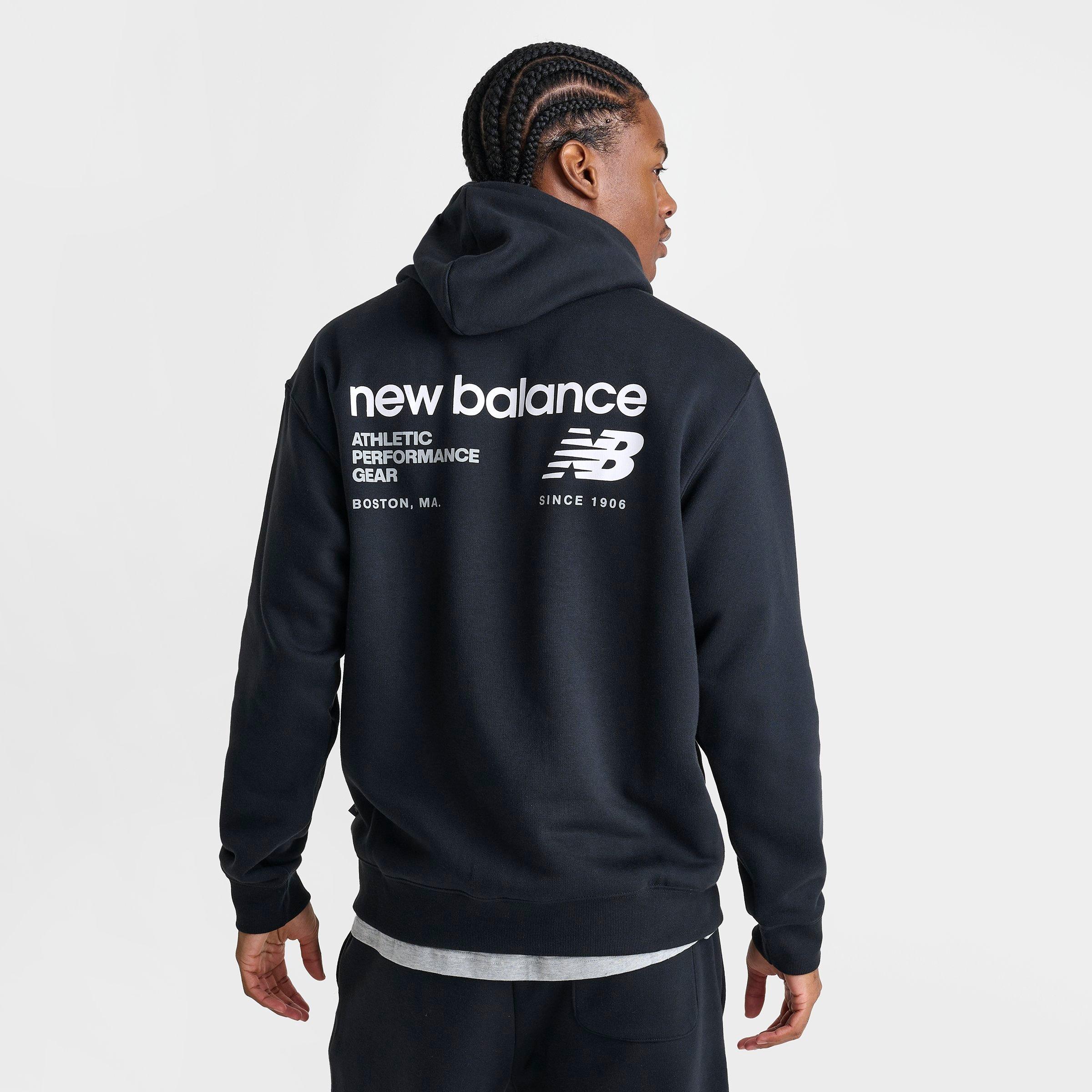 Men's New Balance Linear Graphic Fleece Hoodie