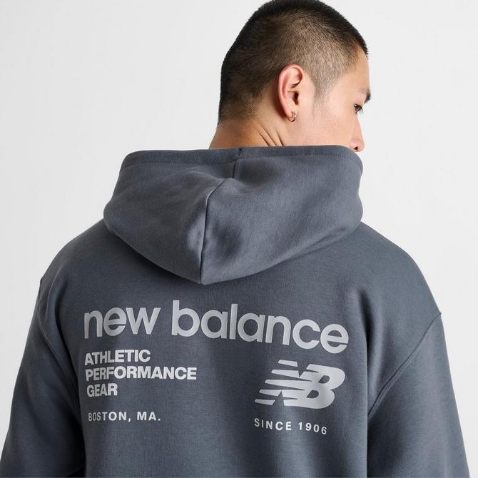 Men s New Balance Linear Graphic Fleece Hoodie