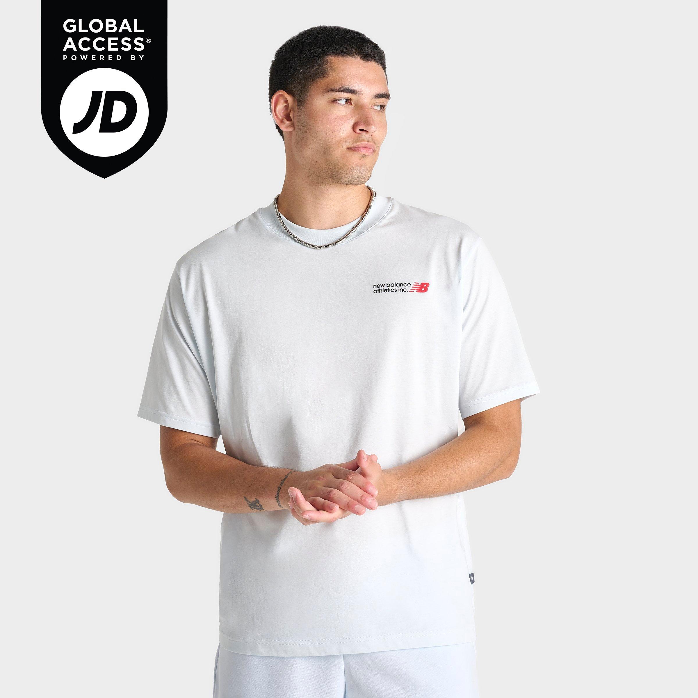 Men's New Balance Athletics Flying NB Logo T-Shirt | Finish Line