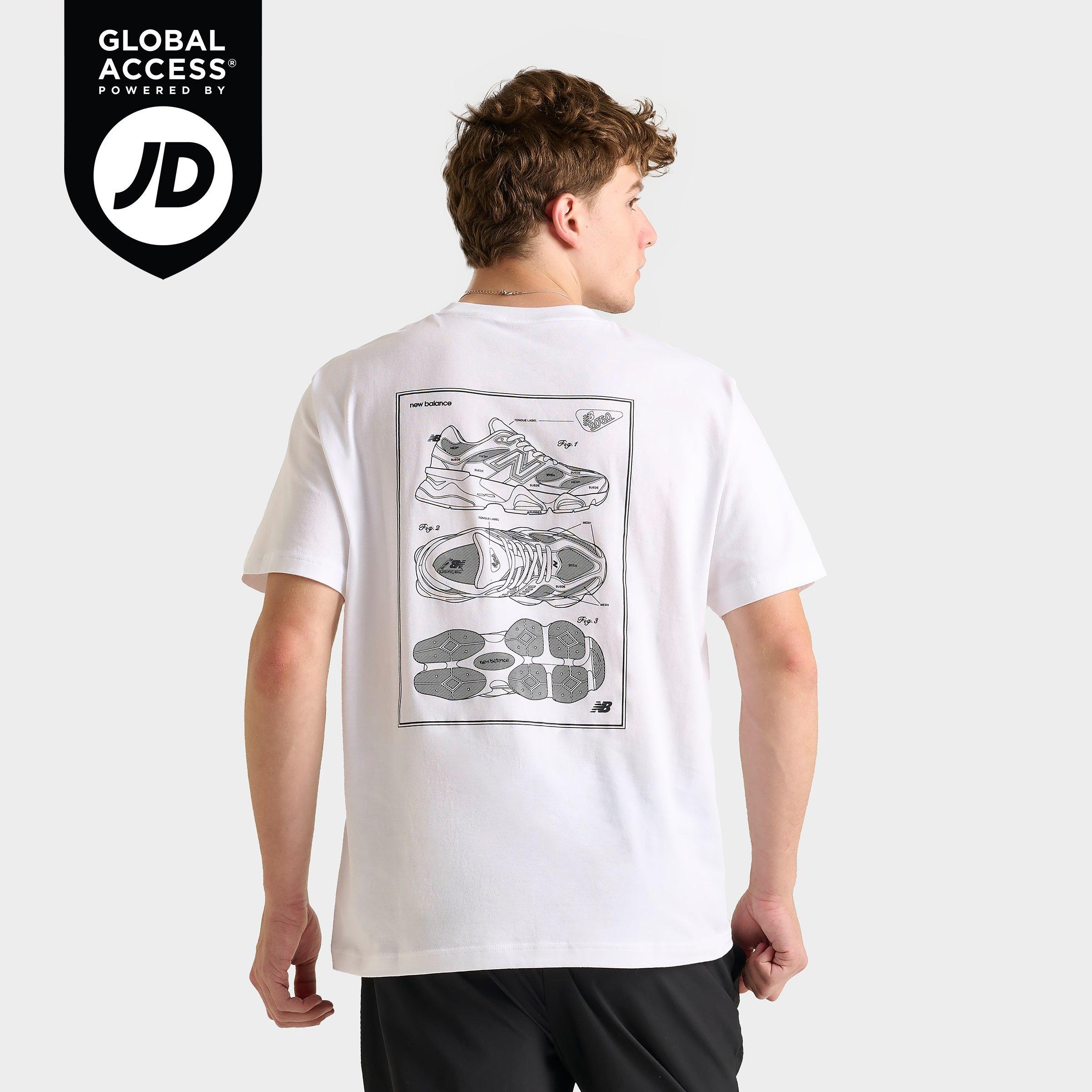 Men's New Balance 9060 Sketch Graphic T-Shirt | Finish Line