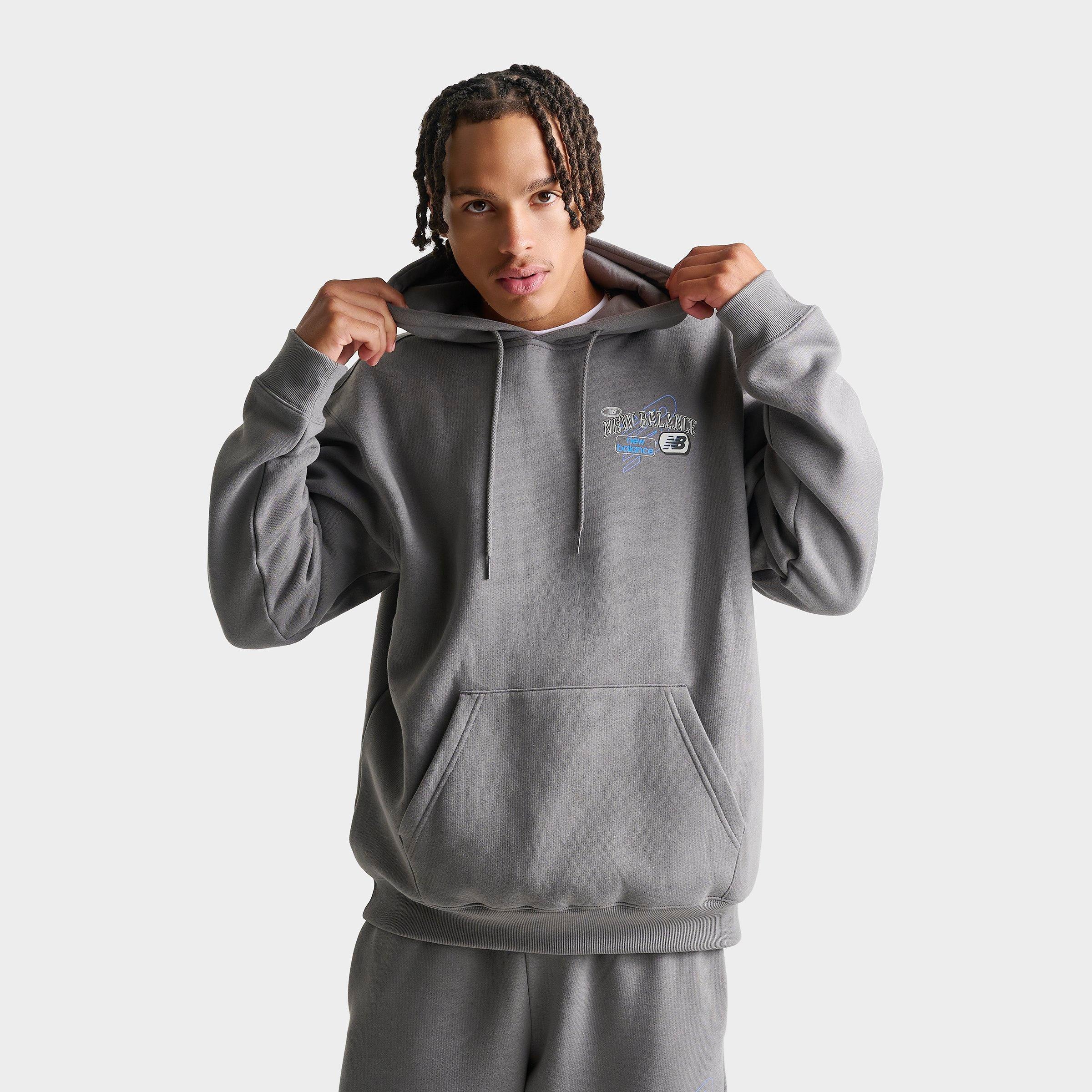 Men's New Balance Puffed Fleece Pullover Hoodie | Finish Line