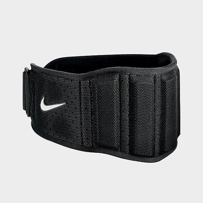 Right view of Nike Structured Training Belt 3.0 in Black/Black/White Click to zoom