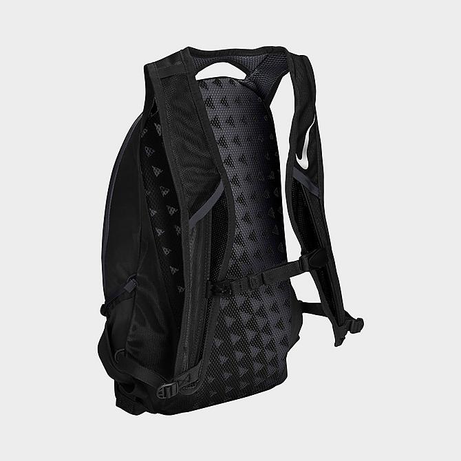Back view of Nike Run Reflective Backpack in Black/Anthracite/Silver Click to zoom
