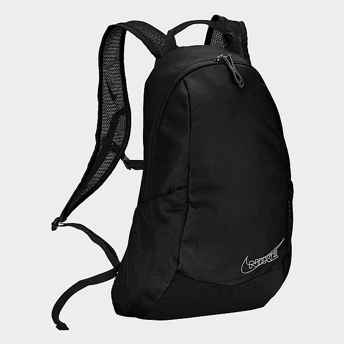 Front view of Nike Run Backpack in Black/Black/Pure Platinum/Silver Click to zoom