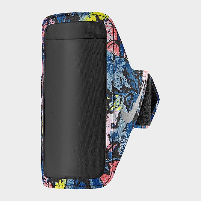 Alternate view of Nike Lean Printed Armband in Bright Mango/Black/Silver Click to zoom