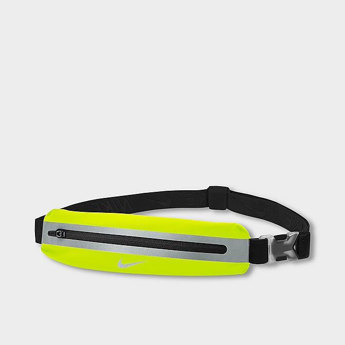 Alternate view of Women's Nike Slim Waist Pack 2.0 in Volt/Black/Silver Click to zoom