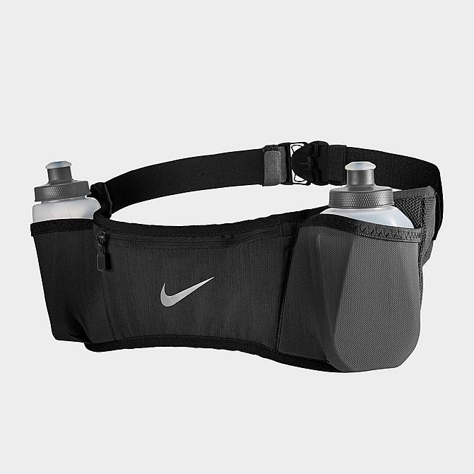 Alternate view of Nike 20oz Running Hydration Belt in Black/Black/Silver Click to zoom