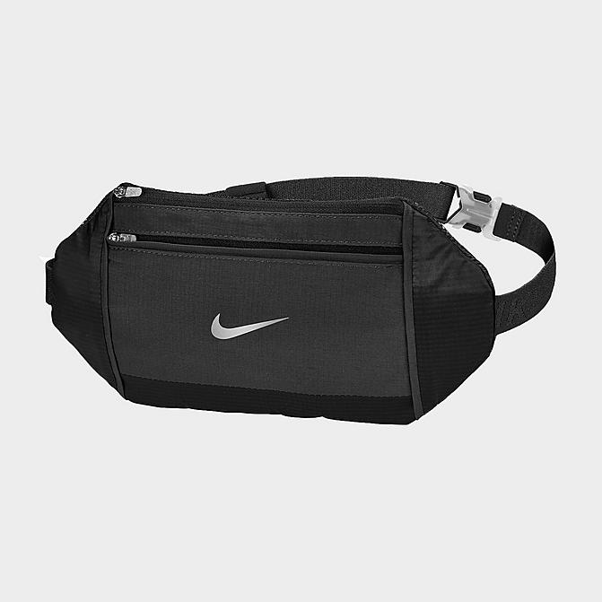 Alternate view of Nike Challenger Large Running Fanny Pack in Black/Black/Black/Silver Click to zoom