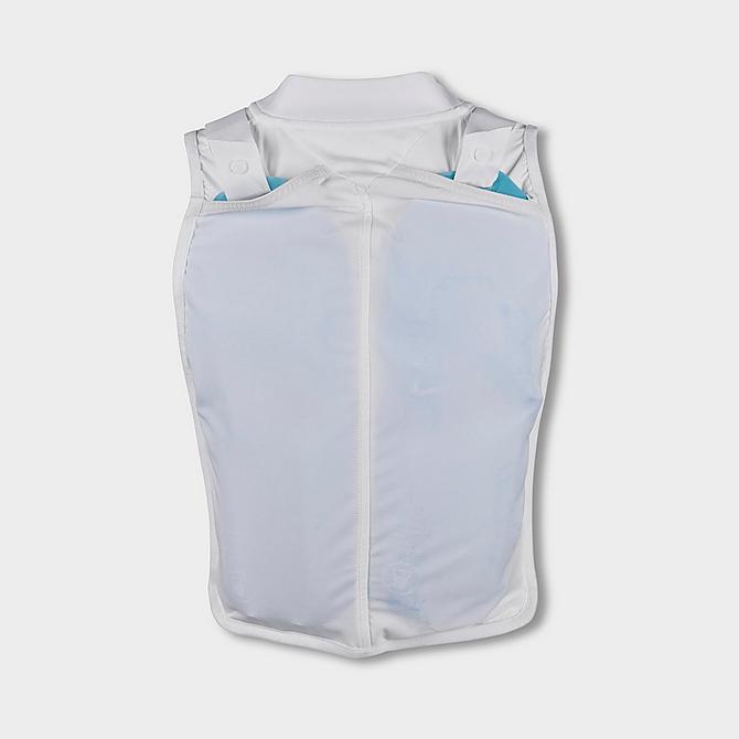 [angle] view of Nike Precool Running Gilet Vest in White/Black Click to zoom