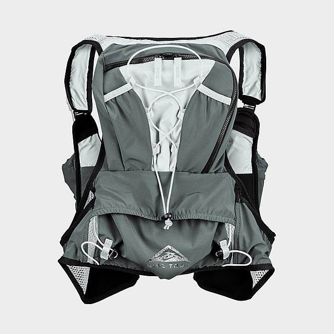 Front view of Men's Nike Kiger 4.0 Running Vest in Hasta/Black/Pure Platinum/Silver Click to zoom