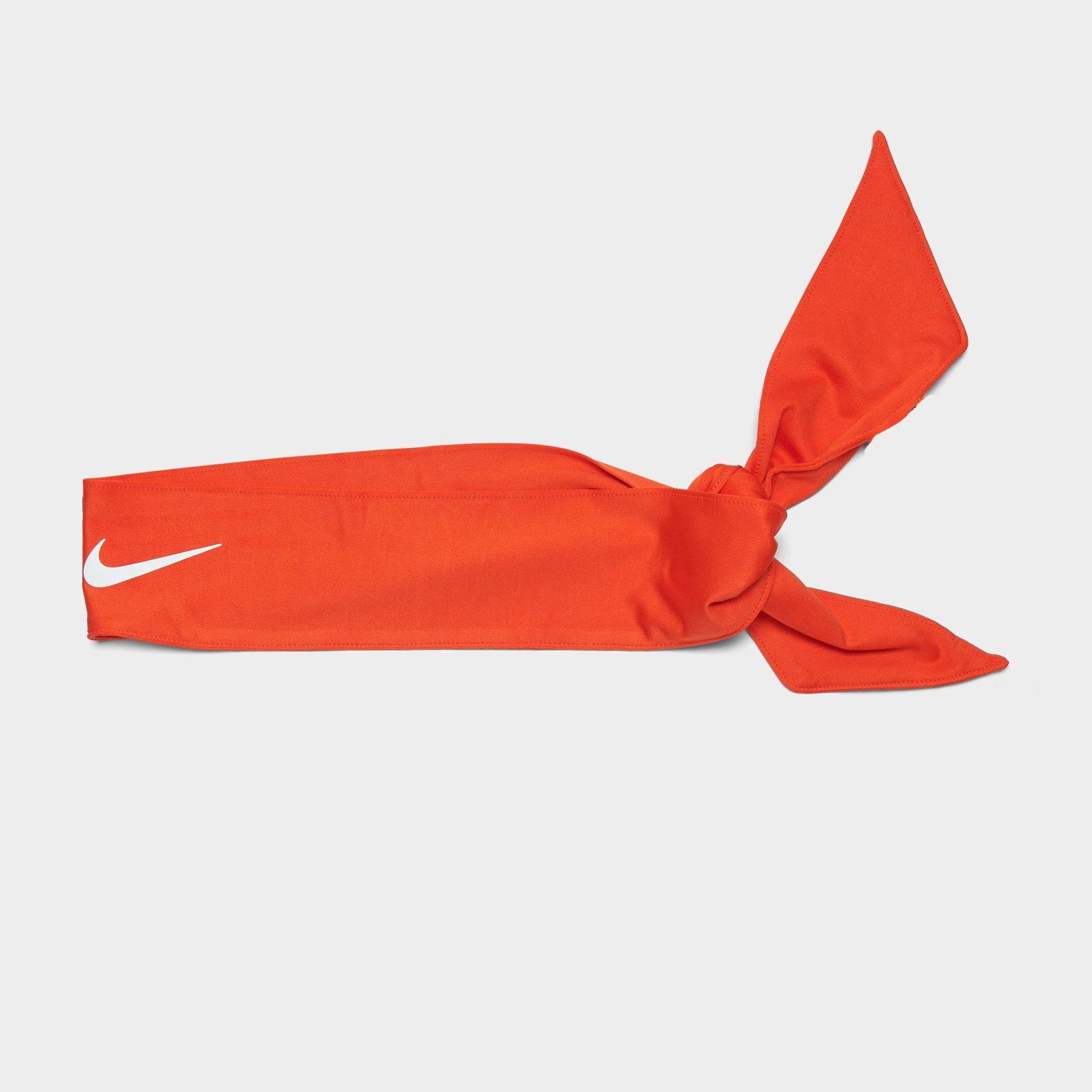 orange nike head tie