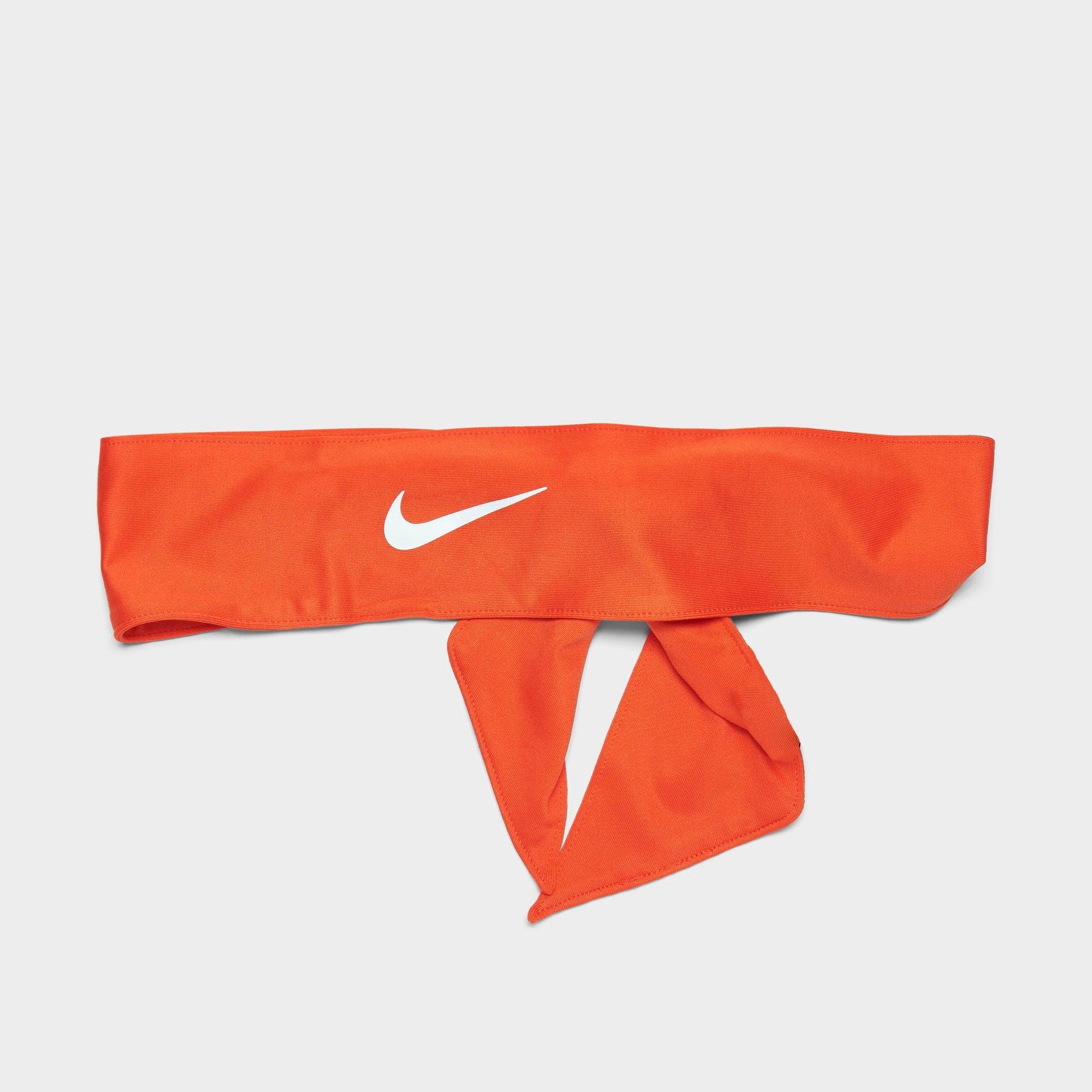 orange nike head tie