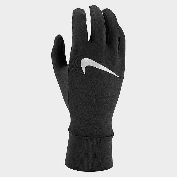 Back view of Women's Nike Fleece Running Gloves in Black Click to zoom