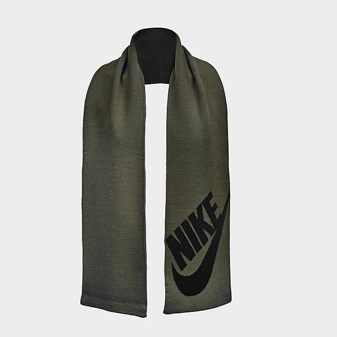Front view of Nike Sport Scarf in Medium Olive/Black Click to zoom