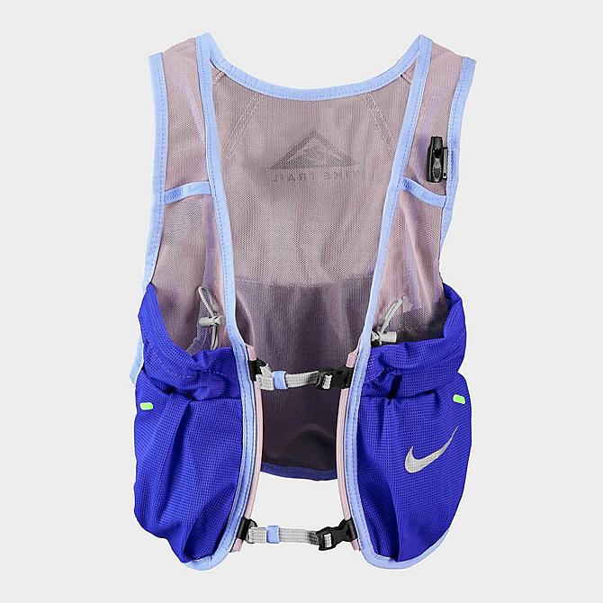 Front view of Women's Nike Running Trail Vest 2.0 in Plum Fog/Hyper Royal/Pink Rise/Lime Glow Click to zoom