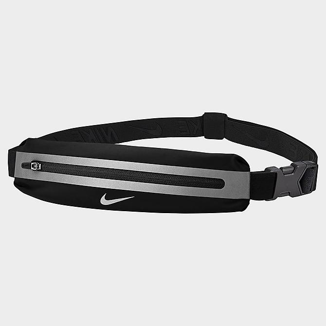 Back view of Nike Slim Waist Pack 3.0 in Black/Black/Silver Click to zoom