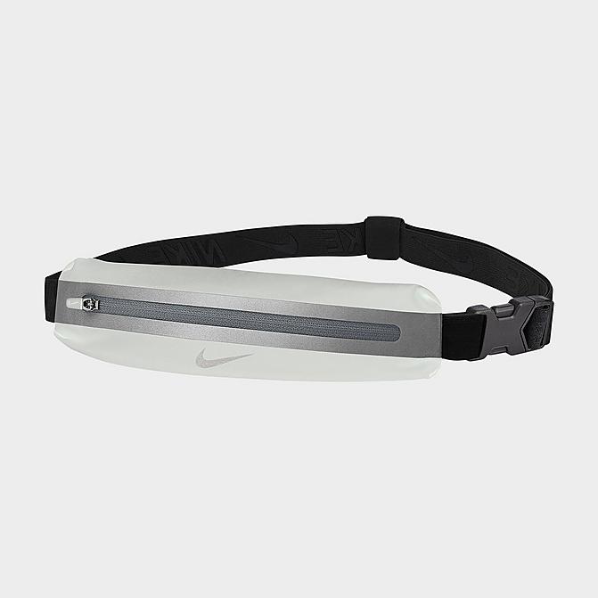 Front view of Nike Slim Waist Pack 3.0 in Barely Green/Black/Silver Click to zoom