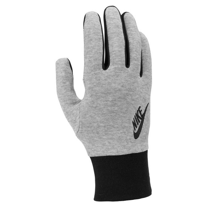 Nike Gloves Mens LARGE Club Fleece Training Cotton Touchscreen DARK  DRIFTWOOD