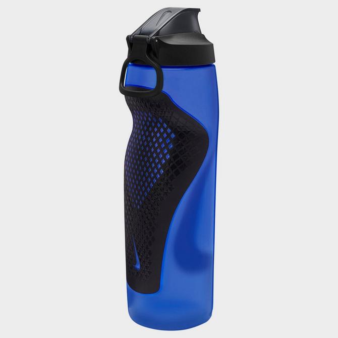 Nike Refuel Water Bottle with Locking Lid - Anthracite Black & Silviridescent - 32 oz