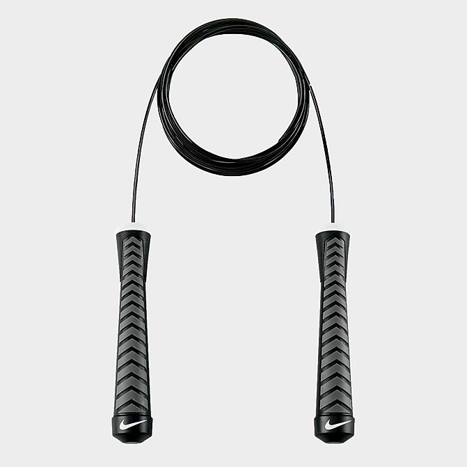 [angle] view of Nike Intensity Speed Rope in Black/Dark Grey/White Click to zoom