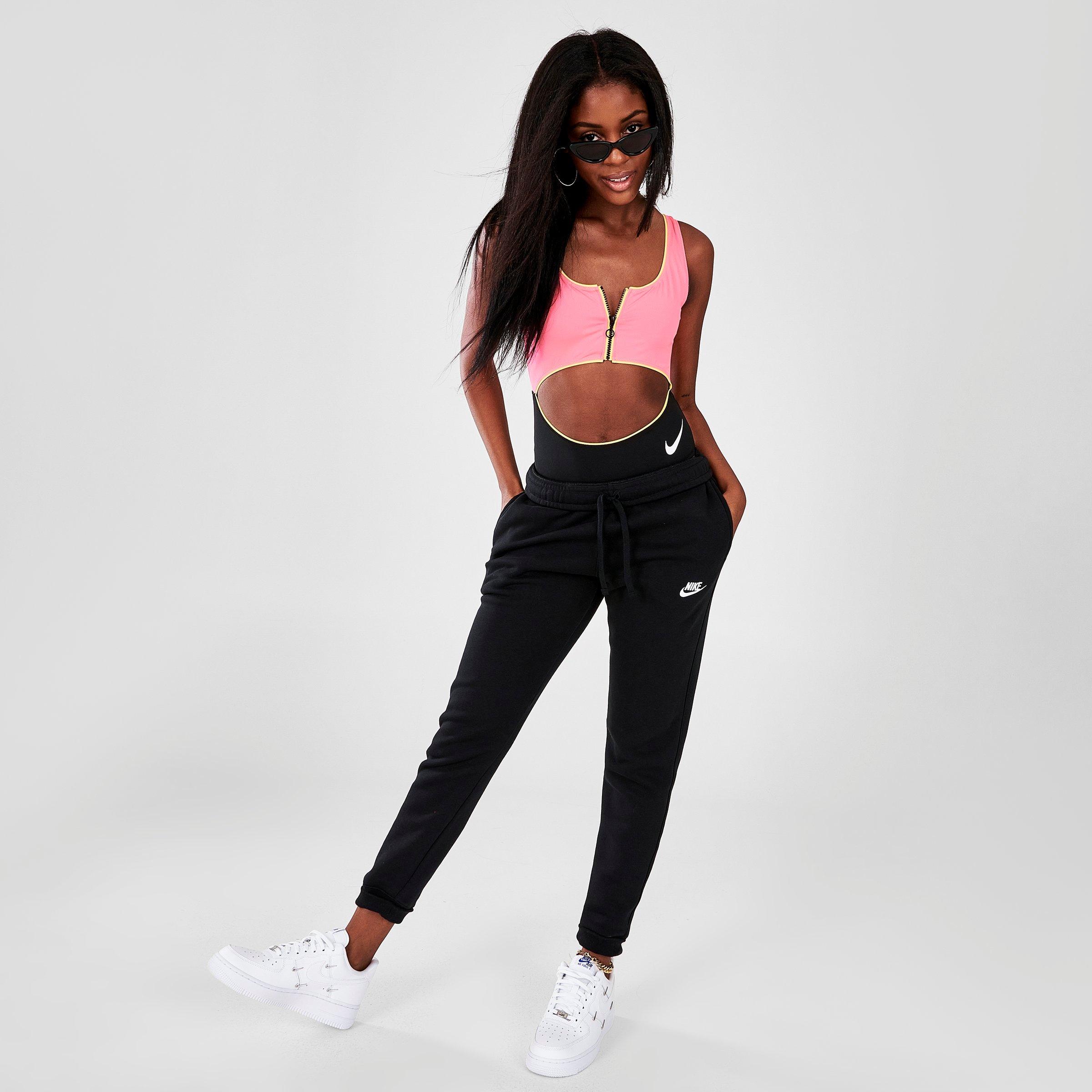 nike cut out top
