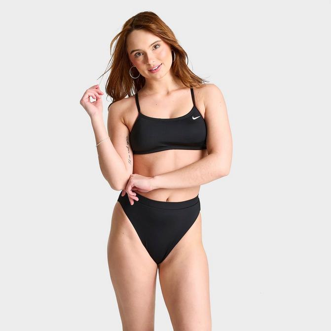 Womens Bikini Bottoms Quick Dry Three-Piece Coverup Swimsuit Size