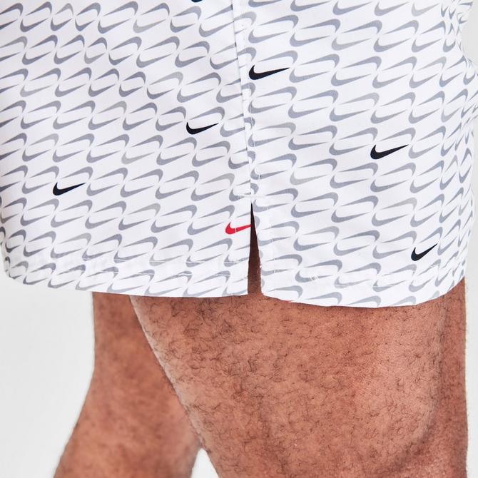 rooster adviseren laag Men's Nike Swoosh All-Over Print 5-Inch Swim Shorts| Finish Line