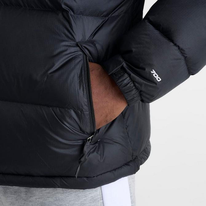 North face nuptse 700 black best sale