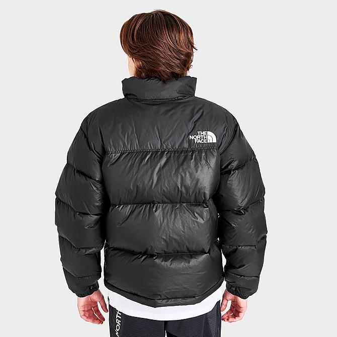Back Right view of Men's The North Face 1996 Retro Nuptse Jacket in Black Click to zoom