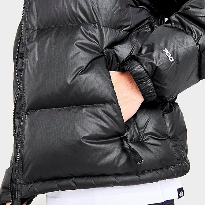 On Model 6 view of Men's The North Face 1996 Retro Nuptse Jacket in Black Click to zoom