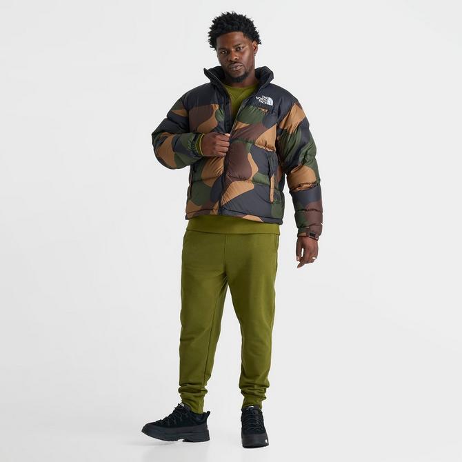 The north face nuptse jacket camo sale