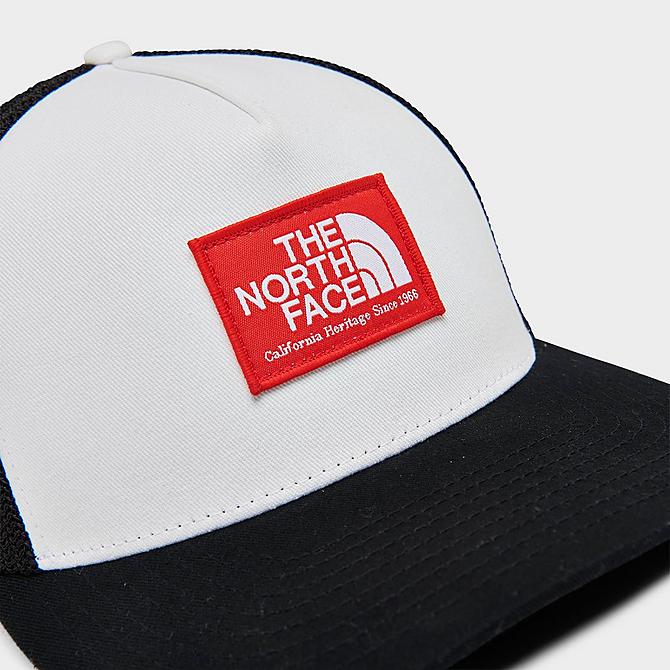 Bottom view of The North Face Keep It Patched Structured Trucker Hat in TNF Black/Earthscape Patch Click to zoom
