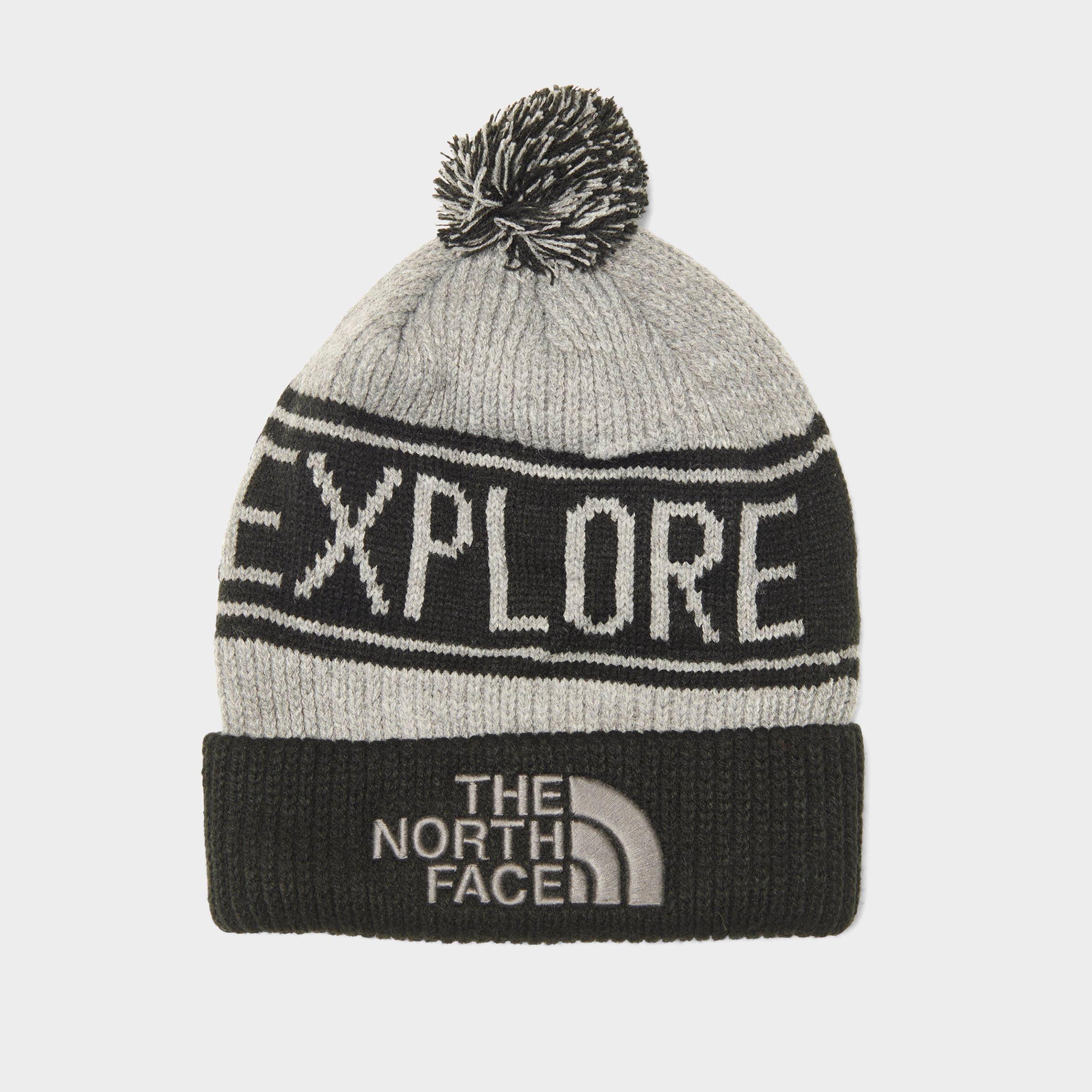 north face beanie with pom