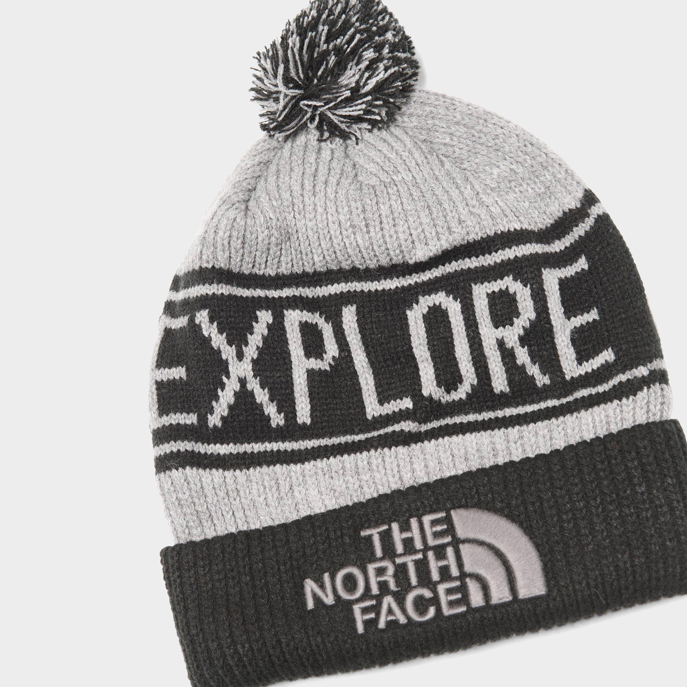 north face white beanie