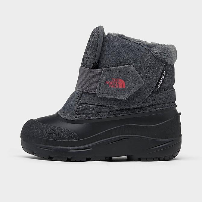 Right view of Kids' Toddler The North Face Alpenglow II Winter Boots in TNF Black/Zinc Grey Click to zoom